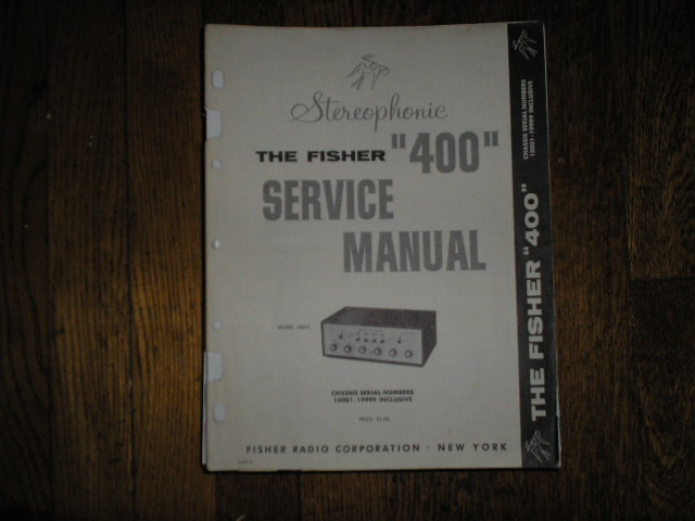 400-C Amplifier Service Manual from Serial no. 10001 - 19999